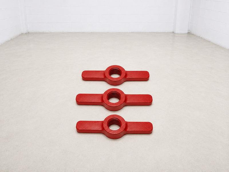 Porca trapezoidal 1.1/4 em acabamento vermelho