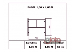 Painel de Escoramento 1,00 x 1,00 m