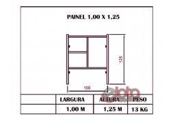 Painel de Escoramento 1,00 x 1,25 m