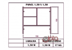 Painel de Escoramento 1,50 x 1,50 m